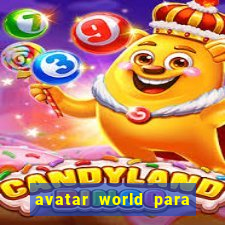 avatar world para imprimir e colorir